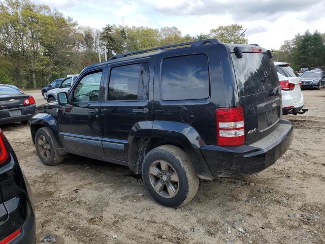 1J8GN28KX8W157246 - 2008 JEEP LIBERTY SPORT BLACK photo 2