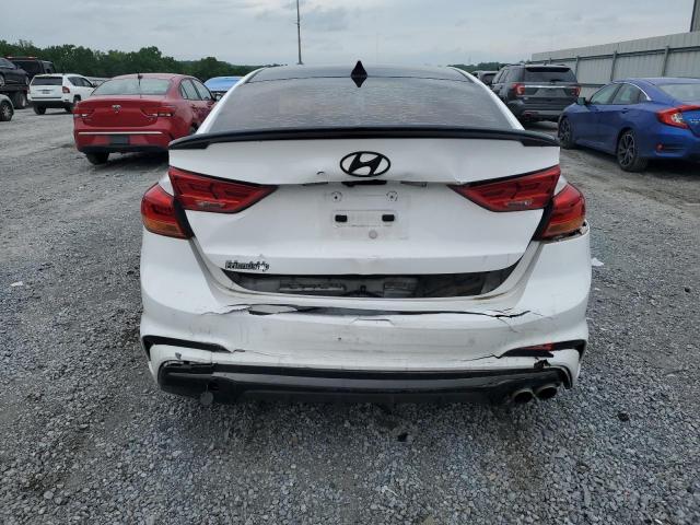 KMHD04LBXJU576464 - 2018 HYUNDAI ELANTRA SPORT WHITE photo 6