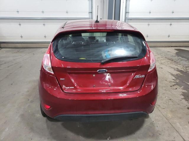 3FADP4EJXHM143770 - 2017 FORD FIESTA SE RED photo 6