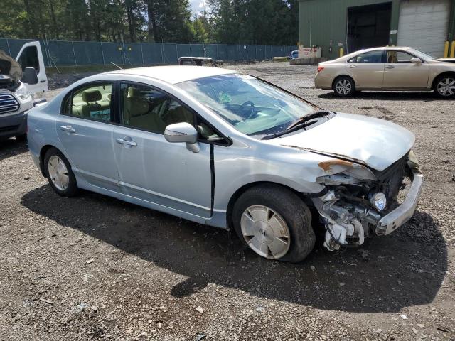 JHMFA36206S013134 - 2006 HONDA CIVIC HYBRID BLUE photo 4