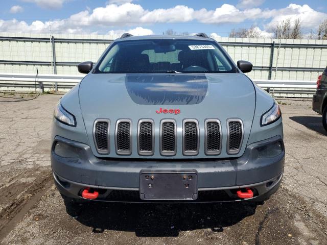 1C4PJMBB4EW203320 - 2014 JEEP CHEROKEE TRAILHAWK GRAY photo 5