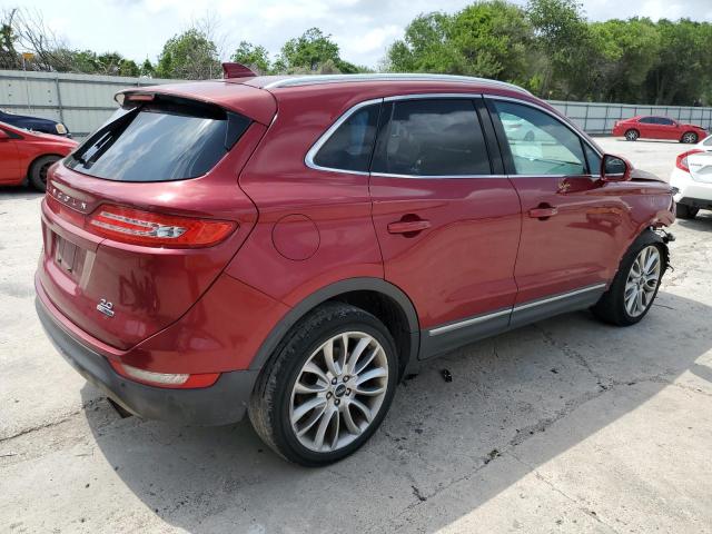 5LMCJ3C91GUJ12954 - 2016 LINCOLN MKC RESERVE მუქწითელი ფოტო 3