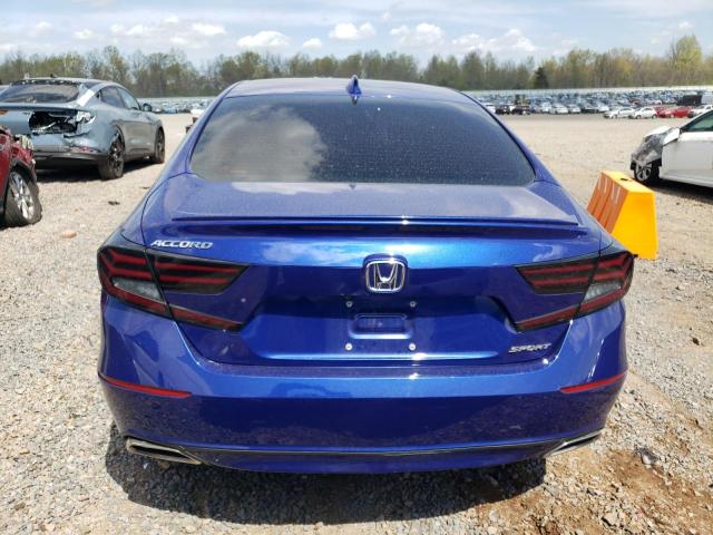 1HGCV1F30JA061870 - 2018 HONDA ACCORD SPORT ლურჯი ფოტო 6