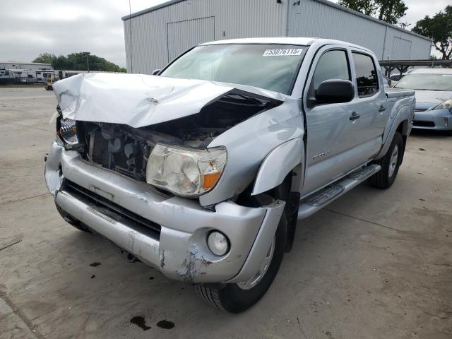 5TEJU62N56Z288627 - 2006 TOYOTA TACOMA DOUBLE CAB PRERUNNER SILVER photo 1