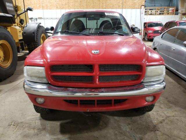 1B7GG22YXWS598877 - 1998 DODGE DAKOTA RED photo 5