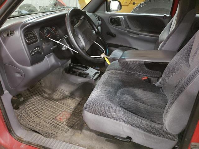 1B7GG22YXWS598877 - 1998 DODGE DAKOTA RED photo 7