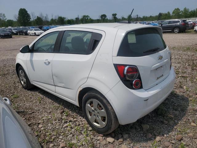1G1JA6SH1F4121573 - 2015 CHEVROLET SONIC LS WHITE photo 2