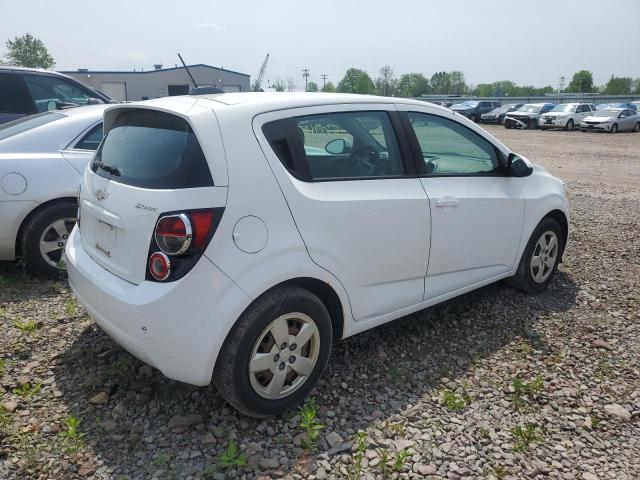 1G1JA6SH1F4121573 - 2015 CHEVROLET SONIC LS WHITE photo 3
