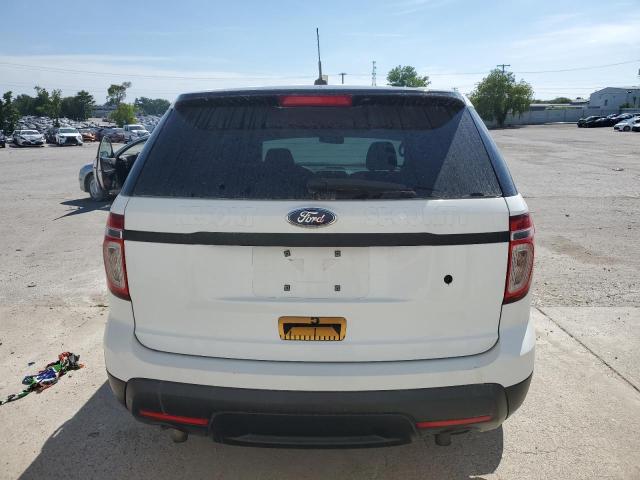 1FM5K8AR3FGB98533 - 2015 FORD EXPLORER POLICE INTERCEPTOR WHITE photo 6