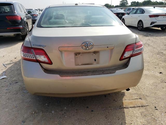 4T4BF3EK3AR051233 - 2010 TOYOTA CAMRY BASE Ոսկեգույն լուսանկար 6