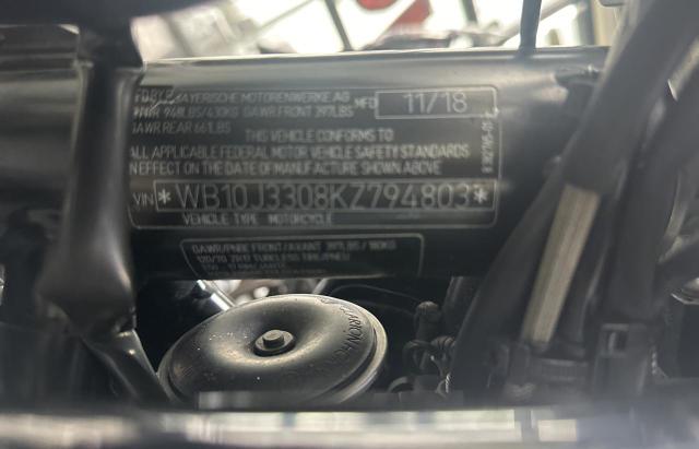 WB10J3308KZ794803 - 2019 BMW R NINE T SCRAMBLER BLUE photo 10