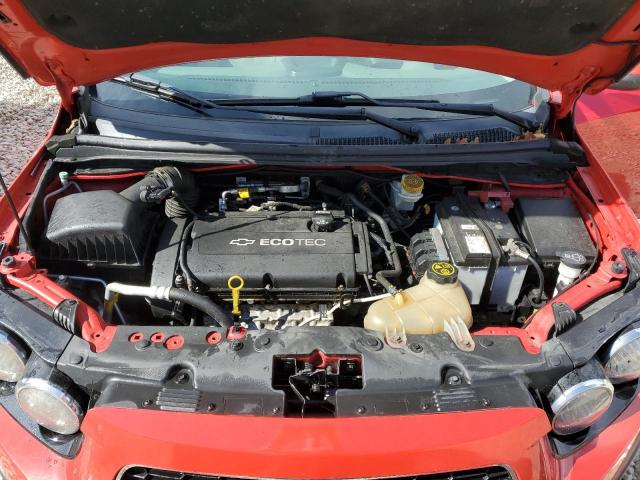 1G1JA6SH8G4118462 - 2016 CHEVROLET SONIC LS RED photo 11
