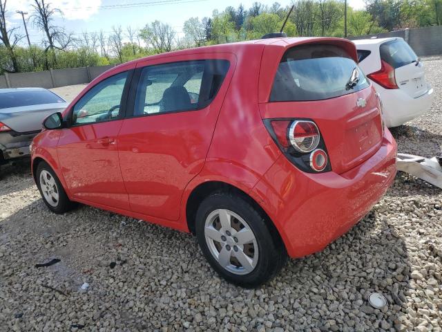 1G1JA6SH8G4118462 - 2016 CHEVROLET SONIC LS RED photo 2