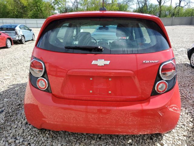 1G1JA6SH8G4118462 - 2016 CHEVROLET SONIC LS RED photo 6