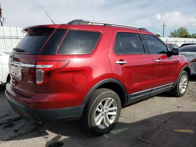 1FM5K8D80EGB18557 - 2014 FORD EXPLORER XLT RED photo 3