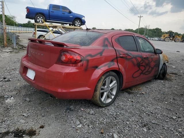 1B3BD1FG3BN585297 - 2011 DODGE AVENGER MAINSTREET RED photo 3