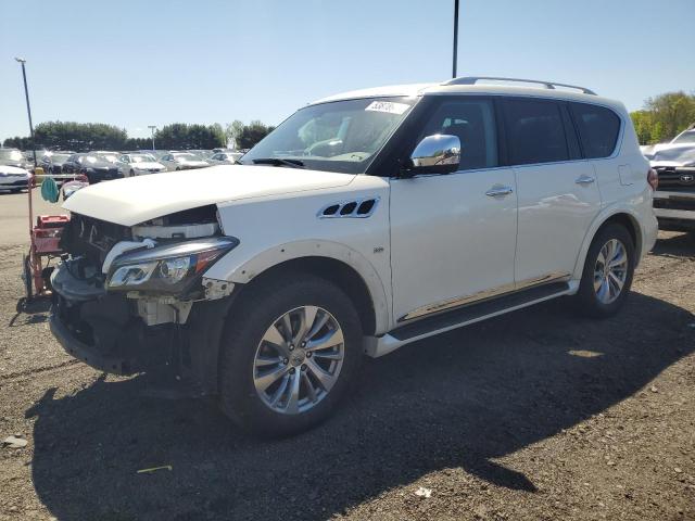 JN8AZ2NC8G9402786 - 2016 INFINITI QX80 WHITE photo 1