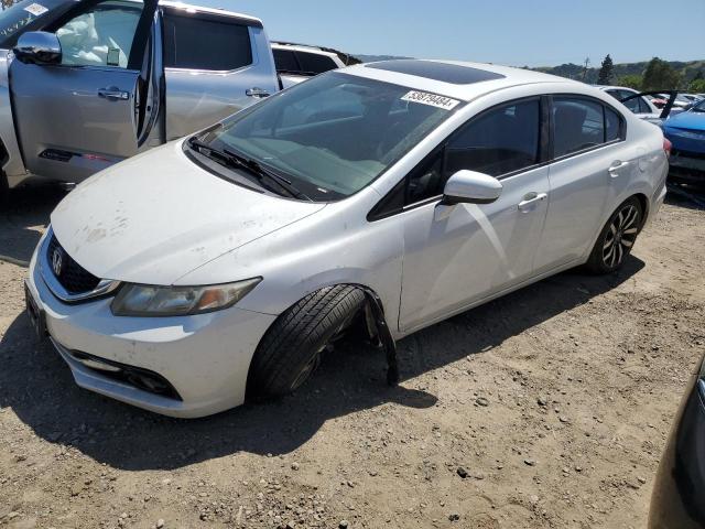 19XFB2F91FE218616 - 2015 HONDA CIVIC EXL Ağ foto 1