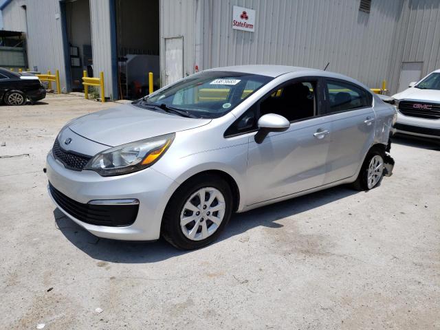 KNADM4A32H6034789 - 2017 KIA RIO LX SILVER photo 1