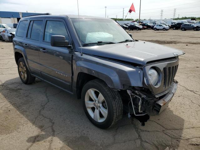 1C4NJRFB3ED908636 - 2014 JEEP PATRIOT LATITUDE GRAY photo 4