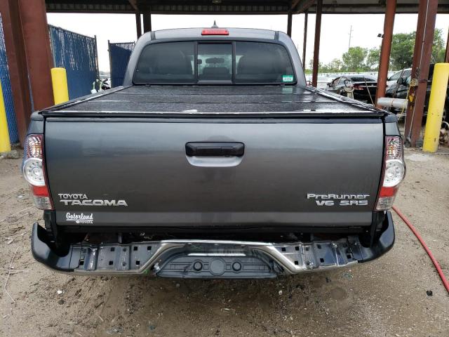 5TFJU4GN9EX052176 - 2014 TOYOTA TACOMA DOUBLE CAB PRERUNNER GRAY photo 6