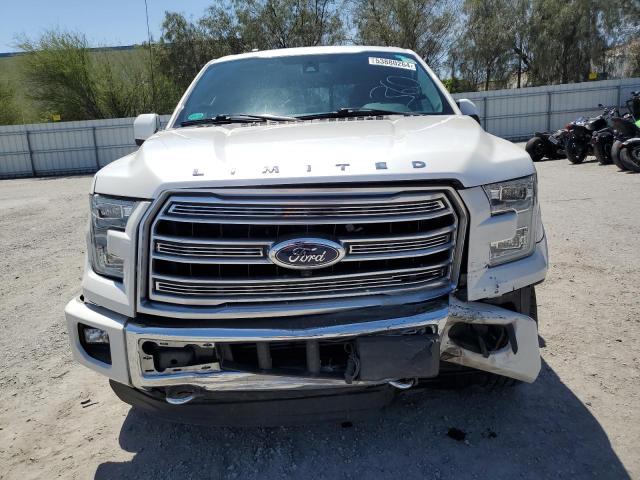 1FTEW1EG9GFC99849 - 2016 FORD F150 SUPERCREW WHITE photo 5