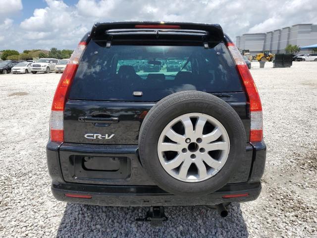 SHSRD78825U341108 - 2005 HONDA CR-V EX BLACK photo 6