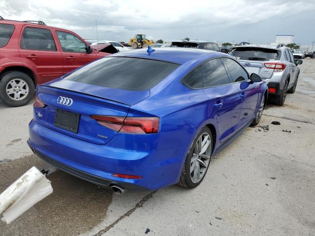 WAUFNCF58KA017803 - 2019 AUDI A5 PRESTIGE S-LINE BLUE photo 4