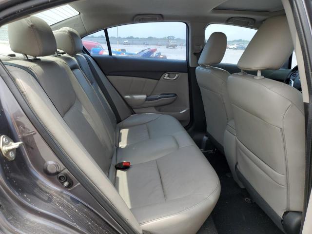 19XFB2F93EE079135 - 2014 HONDA CIVIC EXL GRAY photo 10