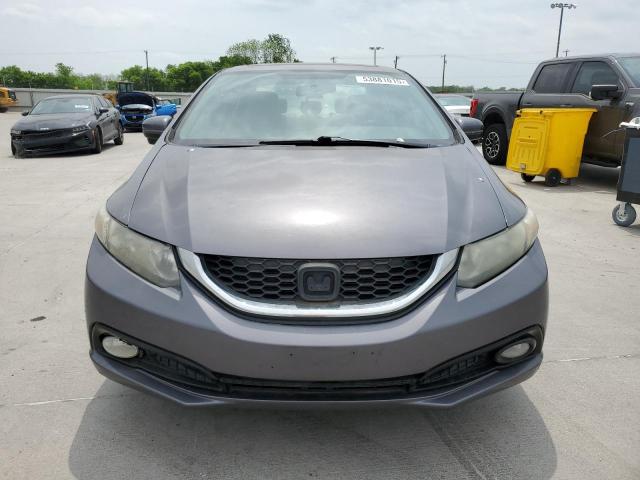 19XFB2F93EE079135 - 2014 HONDA CIVIC EXL GRAY photo 5