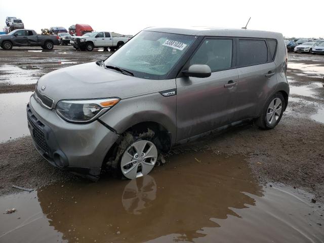 KNDJN2A27G7272841 - 2016 KIA SOUL GRAY photo 1