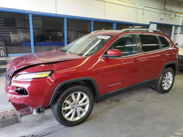 1C4PJMDB8GW326179 - 2016 JEEP CHEROKEE LIMITED RED photo 1