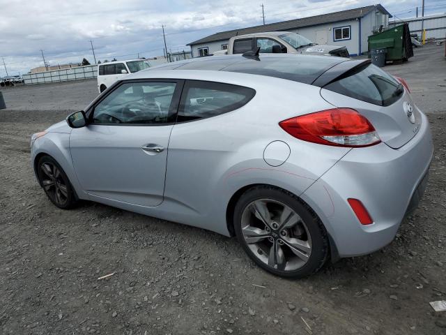 KMHTC6ADXHU318510 - 2017 HYUNDAI VELOSTER SILVER photo 2