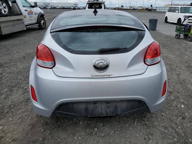 KMHTC6ADXHU318510 - 2017 HYUNDAI VELOSTER SILVER photo 6