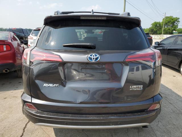 JTMDJREV1JD162267 - 2018 TOYOTA RAV4 HV LIMITED GRAY photo 6