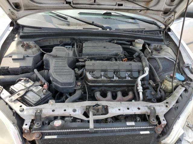 1HGES16334L004024 - 2004 HONDA CIVIC DX VP SILVER photo 11