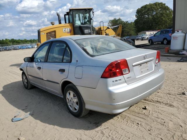 1HGES16334L004024 - 2004 HONDA CIVIC DX VP SILVER photo 2