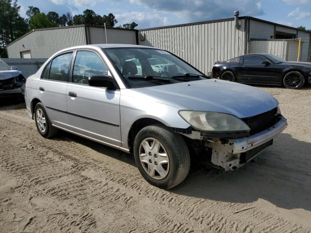1HGES16334L004024 - 2004 HONDA CIVIC DX VP SILVER photo 4
