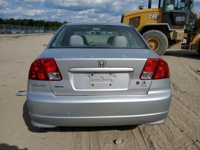 1HGES16334L004024 - 2004 HONDA CIVIC DX VP SILVER photo 6