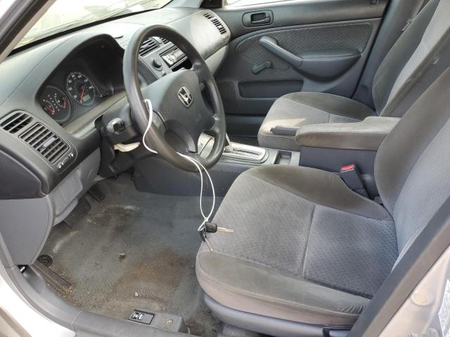 1HGES16334L004024 - 2004 HONDA CIVIC DX VP SILVER photo 7