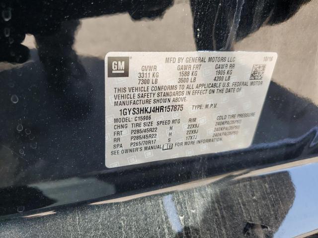 1GYS3HKJ4HR157875 - 2017 CADILLAC ESCALADE ESV LUXURY BLACK photo 13