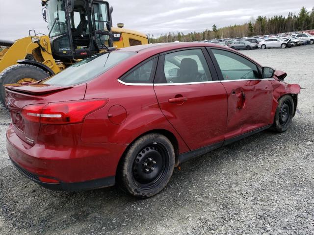 1FADP3J24GL295682 - 2016 FORD FOCUS TITANIUM RED photo 3