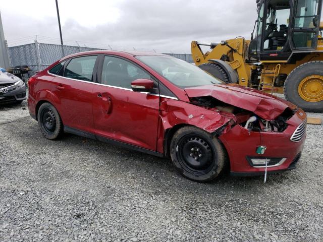 1FADP3J24GL295682 - 2016 FORD FOCUS TITANIUM RED photo 4