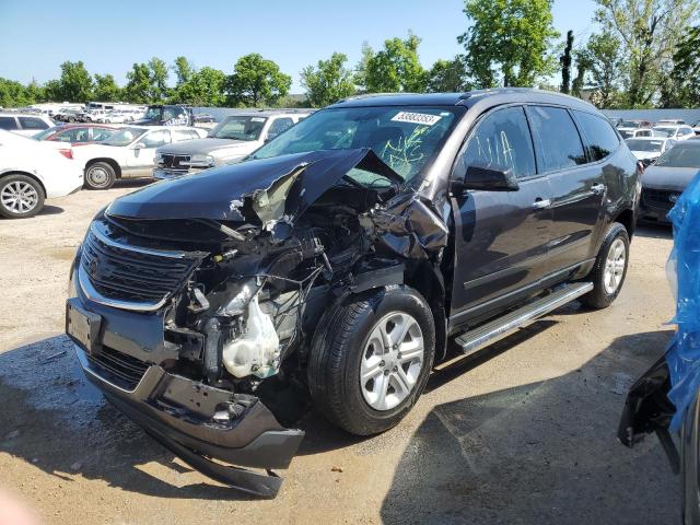 1GNKRFKD3FJ223015 - 2015 CHEVROLET TRAVERSE LS BLACK photo 1