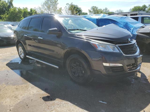 1GNKRFKD3FJ223015 - 2015 CHEVROLET TRAVERSE LS BLACK photo 4