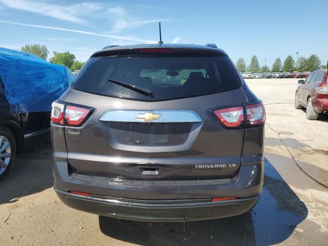 1GNKRFKD3FJ223015 - 2015 CHEVROLET TRAVERSE LS BLACK photo 6