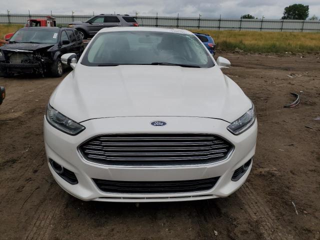 3FA6P0RU5FR302071 - 2015 FORD FUSION TITANIUM HEV WHITE photo 5