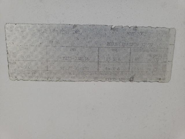 1CNFD77223M001240 - 2003 UTILITY TRAILER თეთრი ფოტო 10