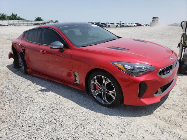 KNAE45LC5K6067896 - 2019 KIA STINGER GT1 RED photo 4