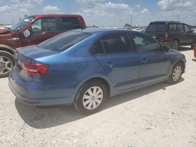 3VW2K7AJ3FM410183 - 2015 VOLKSWAGEN JETTA BASE أزرق صورة 3